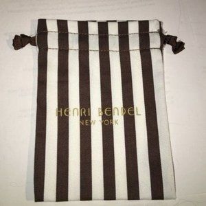 Henri Bendel small classic brown striped Dust bag